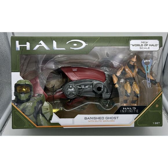 New Halo Infinite Banished Ghost Elite Warlord Figure New World Of Halo Scale - Picture 1 of 7